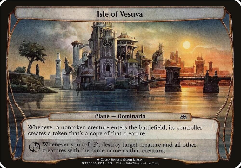 Isle of Vesuva (Planechase Anthology) card from Oversize Cards