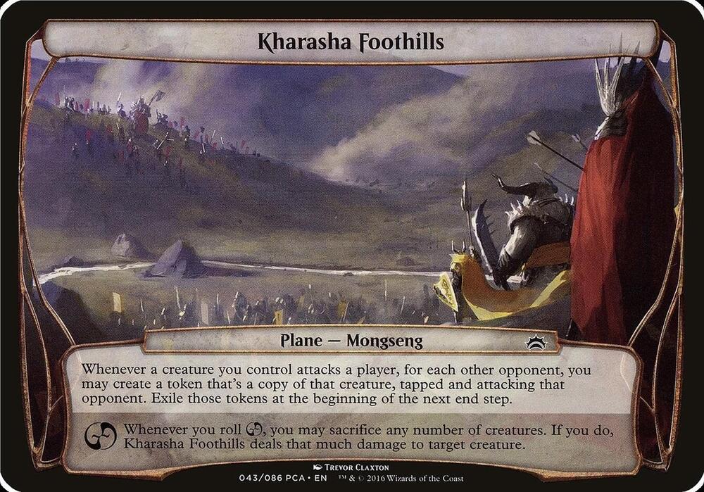 Kharasha Foothills (Planechase Anthology) card from Oversize Cards