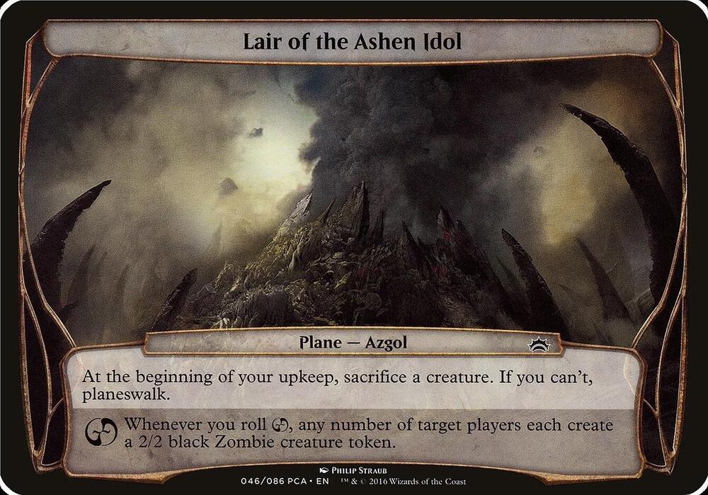 Lair of the Ashen Idol (Planechase Anthology) card from Oversize Cards