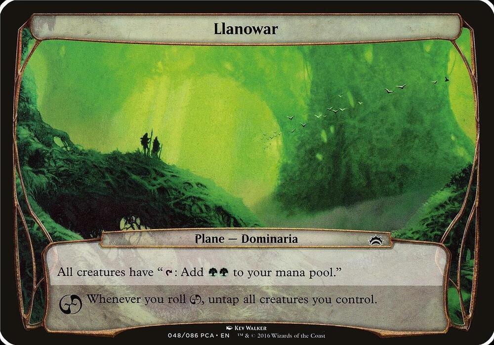 Llanowar (Planechase Anthology) card from Oversize Cards