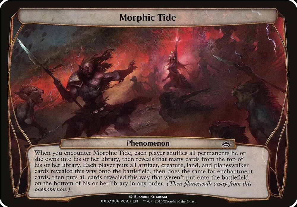 Morphic Tide (Planechase Anthology) card from Oversize Cards