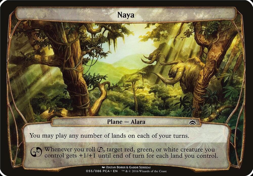 Naya (Planechase Anthology) card from Oversize Cards