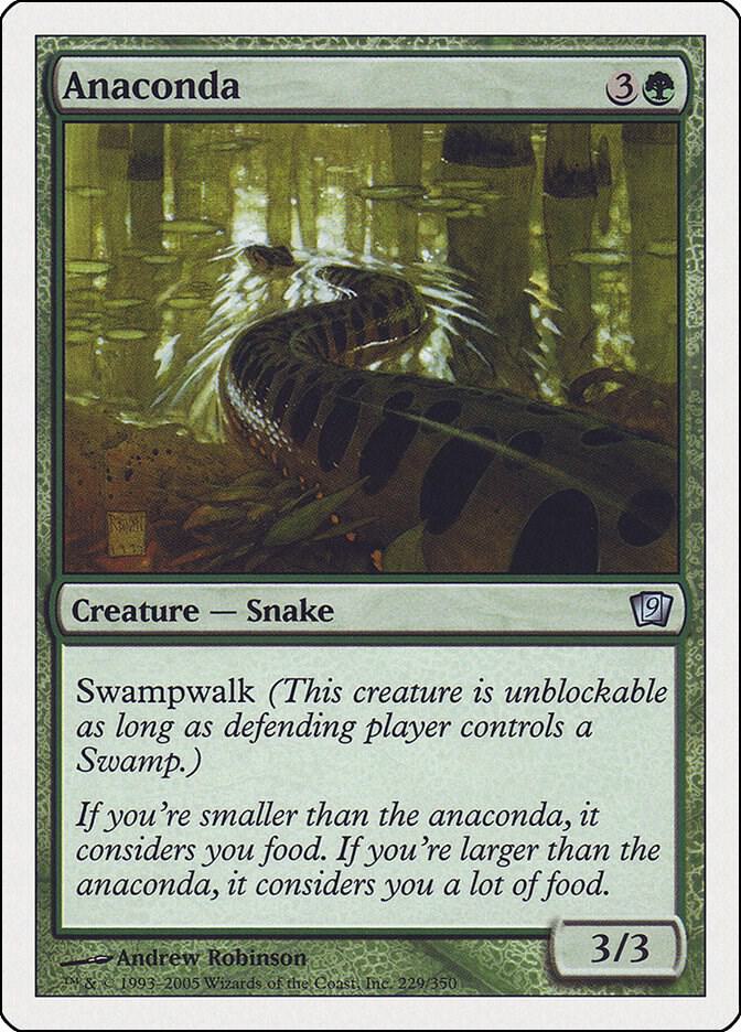 Anaconda 229 card from 9th Edition