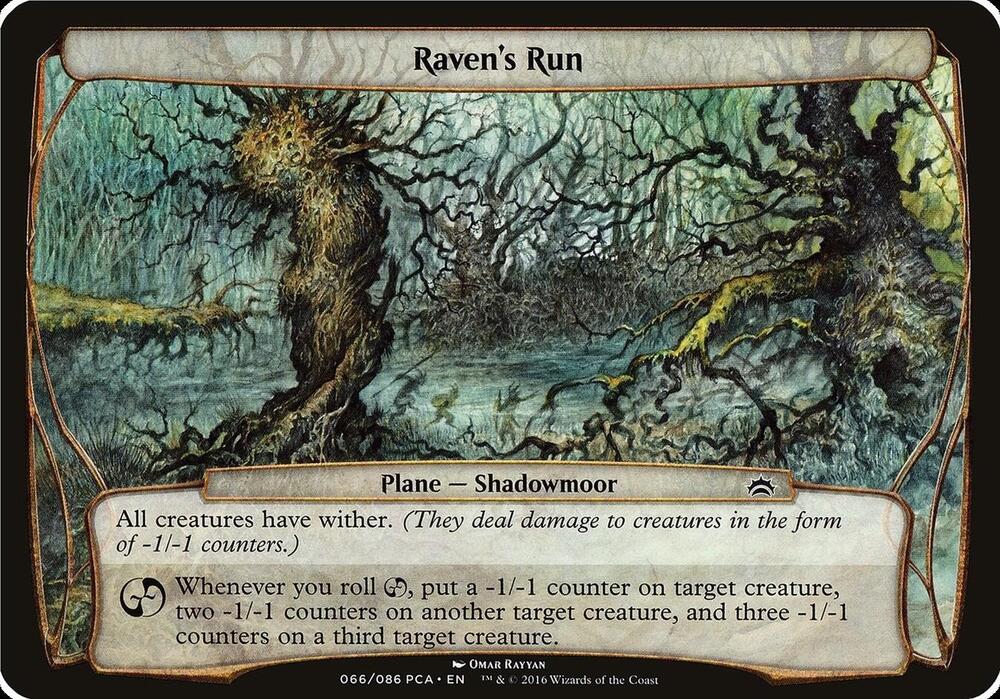 Raven's Run (Planechase Anthology) card from Oversize Cards