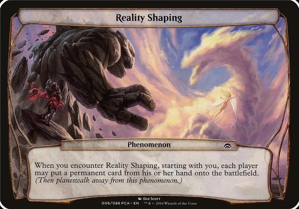 Reality Shaping (Planechase Anthology) card from Oversize Cards