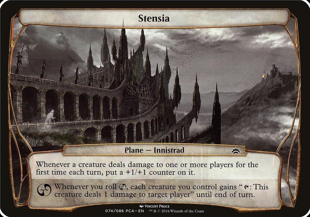 Stensia (Planechase Anthology) card from Oversize Cards