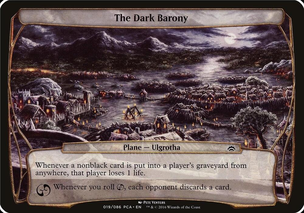 The Dark Barony (Planechase Anthology) card from Oversize Cards