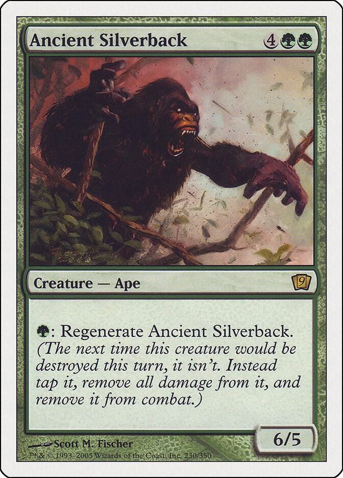 Ancient Silverback 230 card from 9th Edition