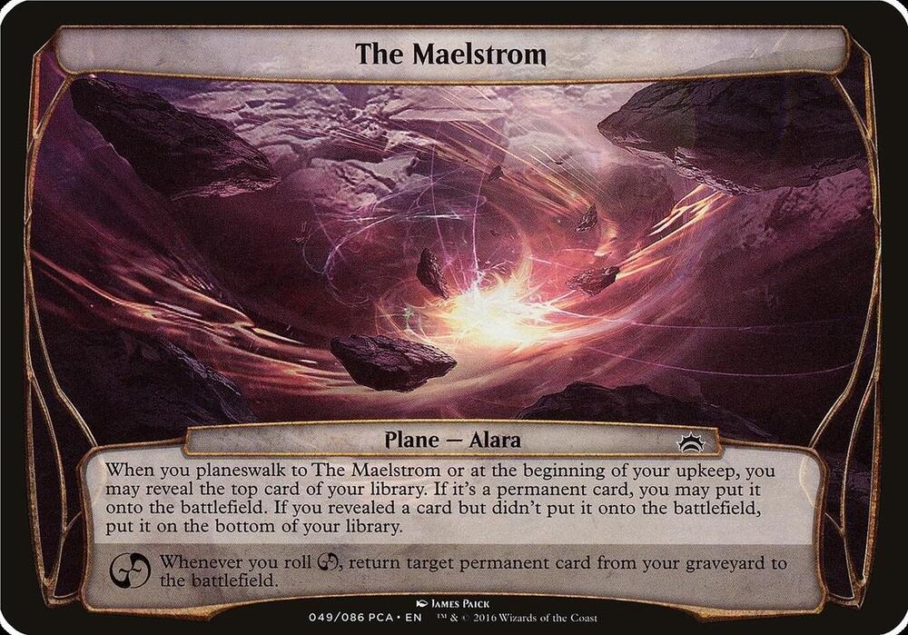 The Maelstrom (Planechase Anthology) card from Oversize Cards
