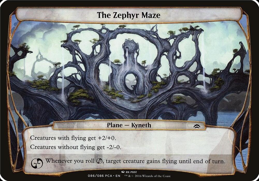 The Zephyr Maze (Planechase Anthology) card from Oversize Cards