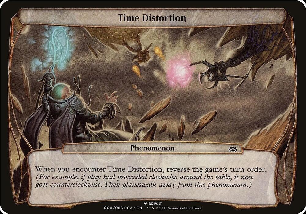 Time Distortion (Planechase Anthology) card from Oversize Cards