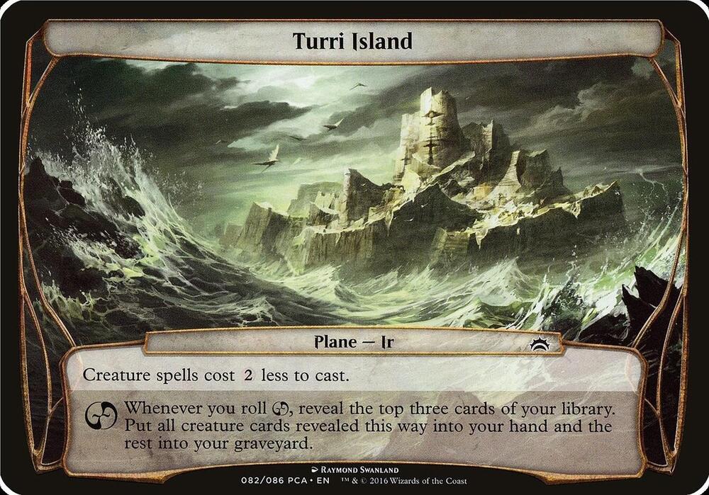 Turri Island (Planechase Anthology) card from Oversize Cards