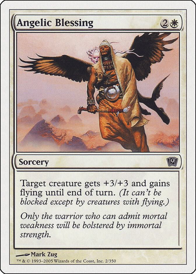 Angelic Blessing 2 card from 9th Edition