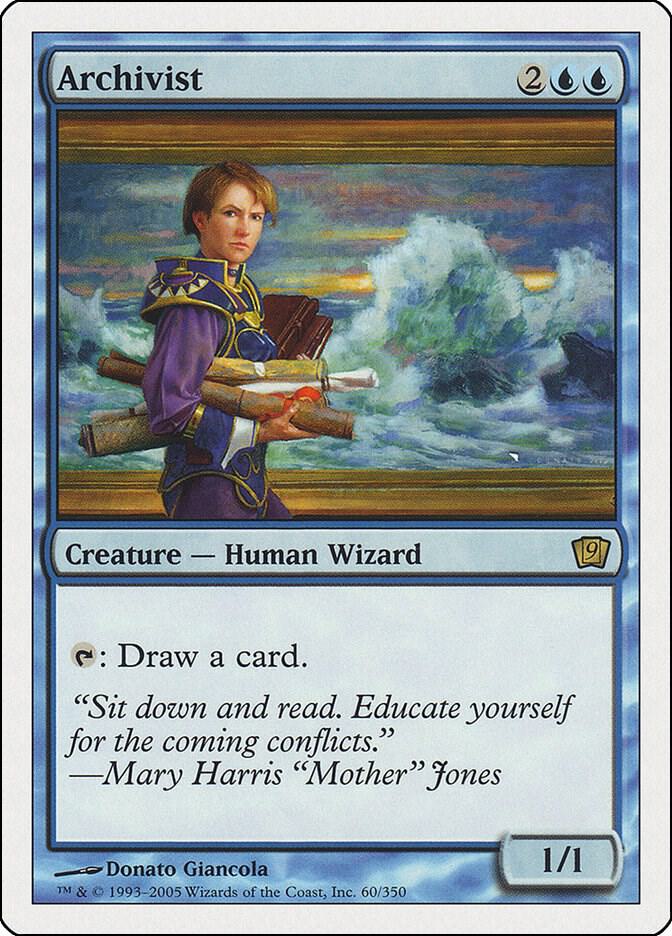 Archivist 60 card from 9th Edition