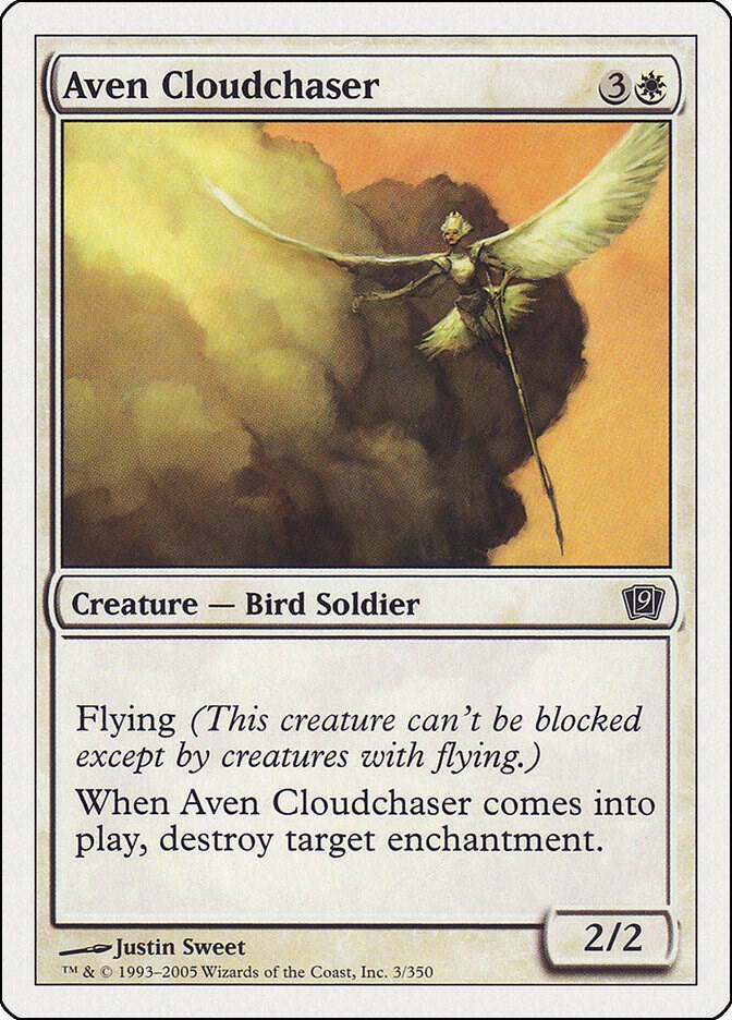 Aven Cloudchaser 3 card from 9th Edition