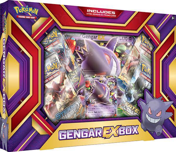 Gengar EX Box card from XY - Evolutions