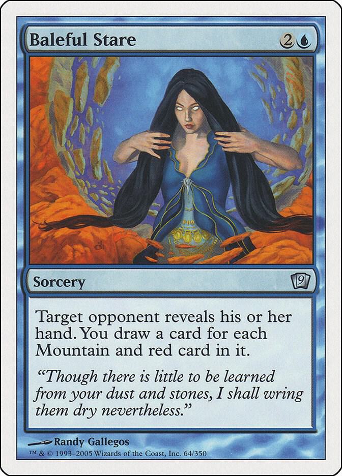 Baleful Stare 64 card from 9th Edition
