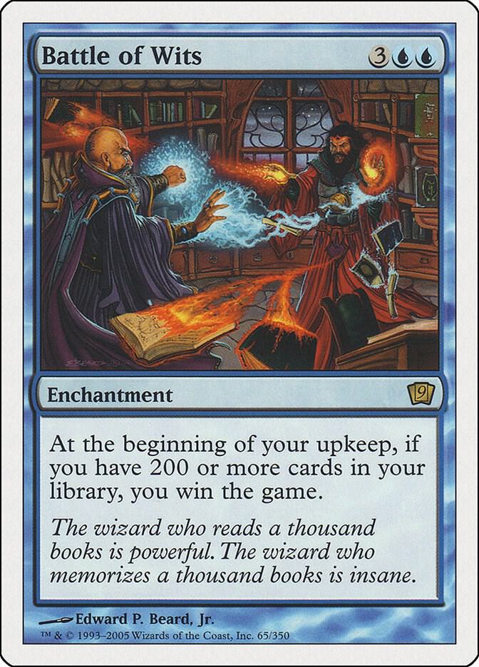 Battle of Wits 65 card from 9th Edition
