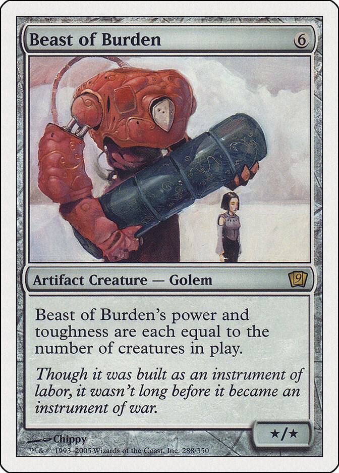 Beast of Burden 288 card from 9th Edition