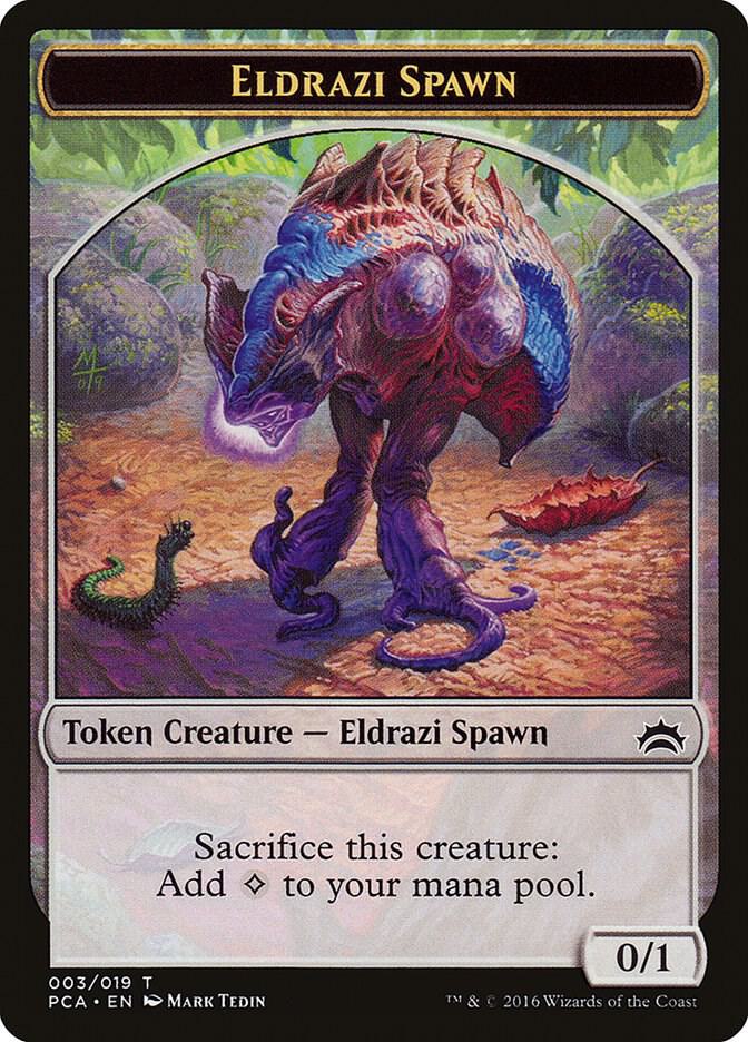 Eldrazi Spawn (003) // Eldrazi Double-Sided Token 3 // 1 card from Planechase Anthology