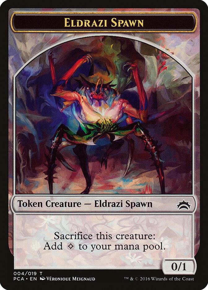 Eldrazi Spawn (004) // Eldrazi Double-Sided Token 4 // 1 card from Planechase Anthology
