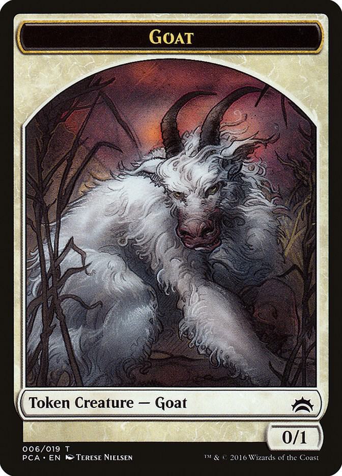 Goat // Insect Double-Sided Token 6 // 15 card from Planechase Anthology