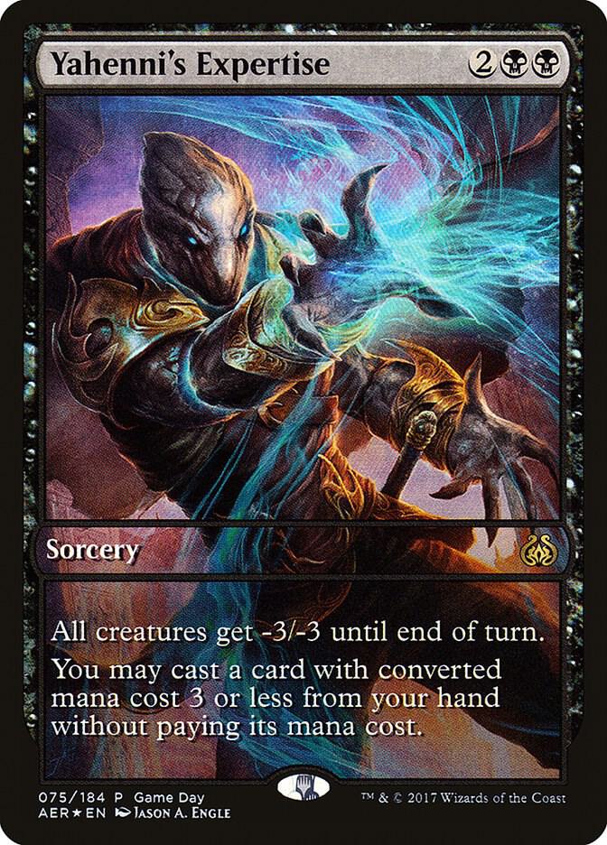 Yahenni's Expertise 75 card from Game Day & Store Championship Promos