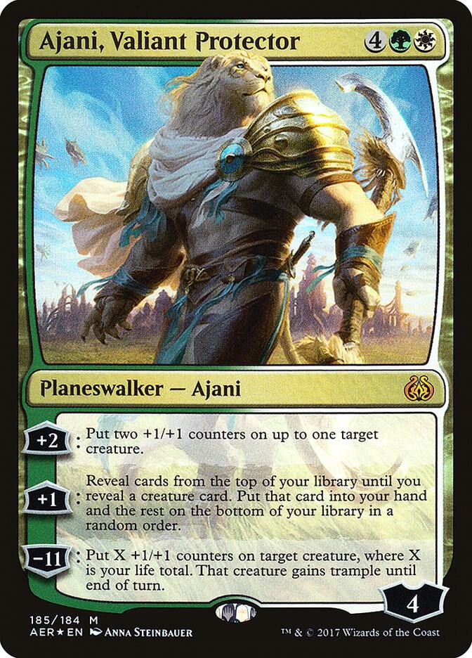 Ajani, Valiant Protector 185 card from Aether Revolt