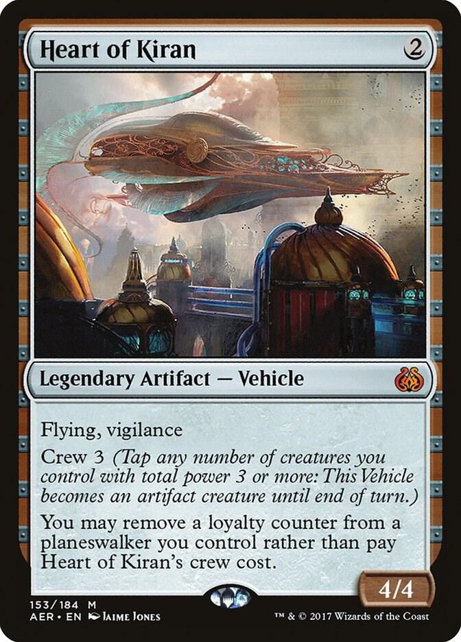 Heart of Kiran 153 card from Aether Revolt