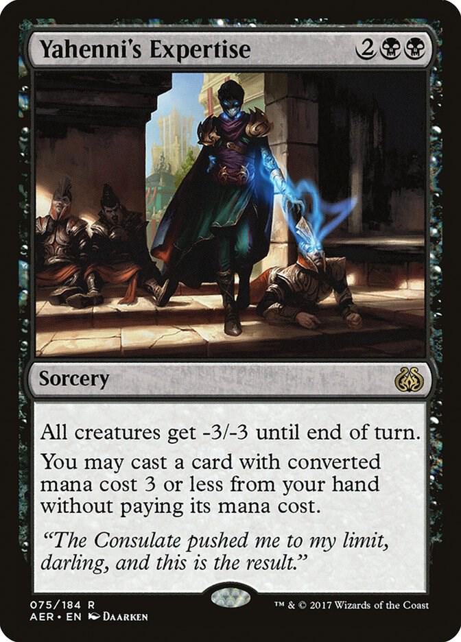 Yahenni's Expertise 75 card from Aether Revolt
