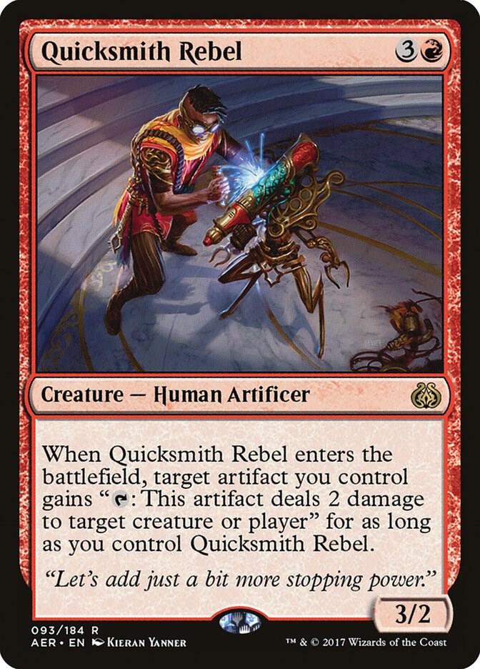 Quicksmith Rebel 93 card from Aether Revolt