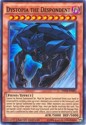 Dystopia the Despondent INOV-ENSE1 card from Invasion: Vengeance