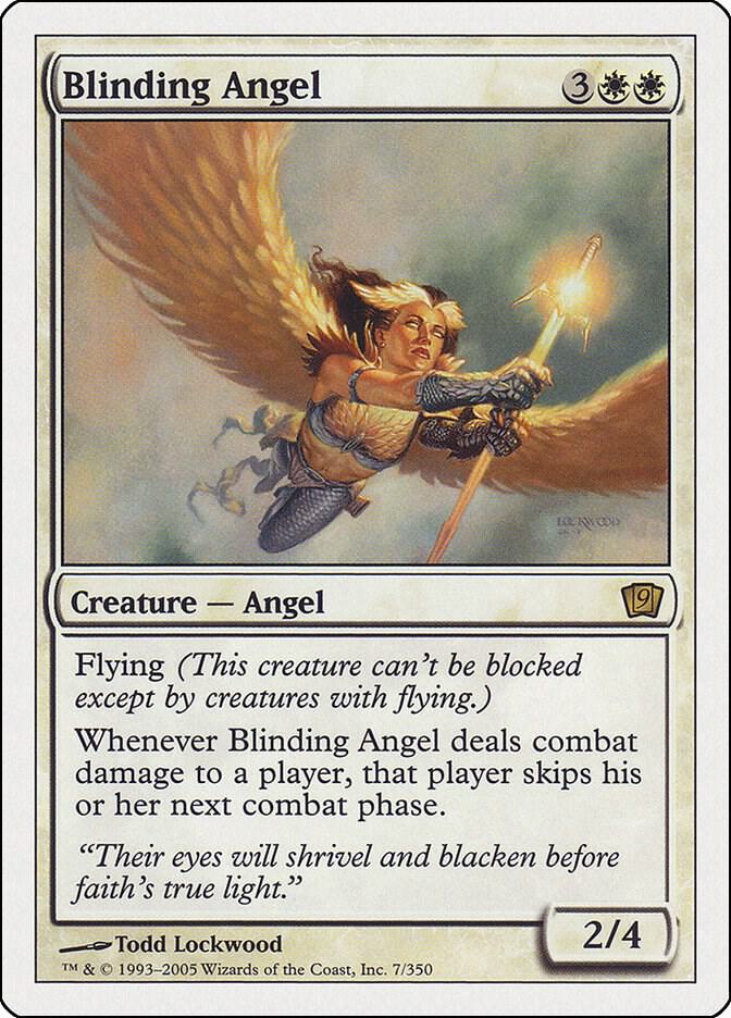 Blinding Angel 7 card from 9th Edition
