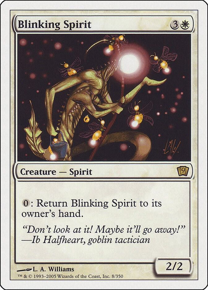 Blinking Spirit 8 card from 9th Edition