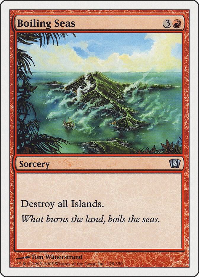 Boiling Seas 178 card from 9th Edition