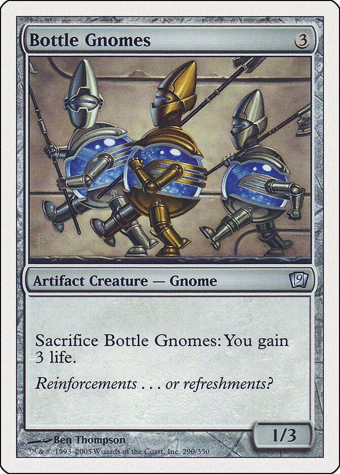 Bottle Gnomes 290 card from 9th Edition