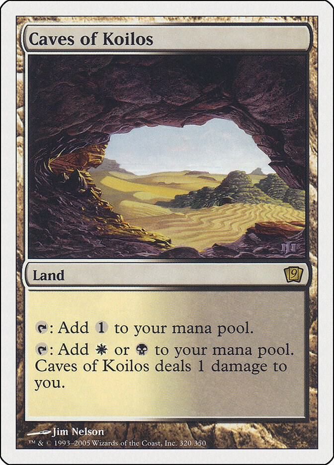 Caves of Koilos 320 card from 9th Edition