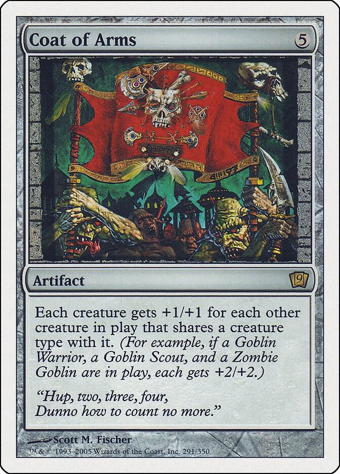 Coat of Arms 291 card from 9th Edition