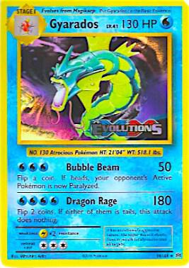 Gyarados (XY Evolutions Prerelease) 34/108 card from XY Promos