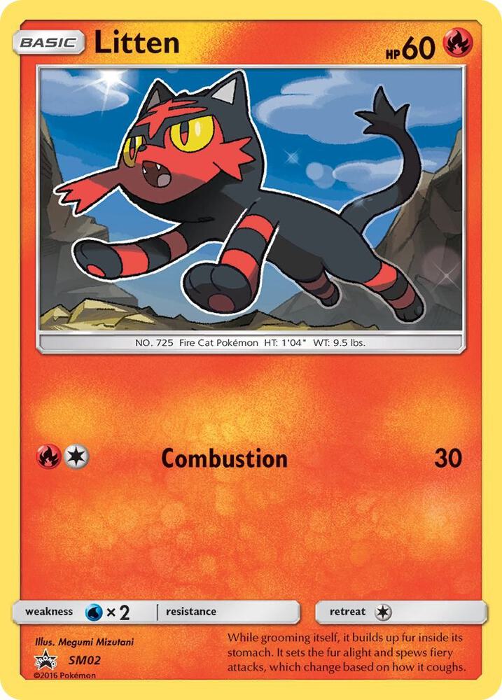 Litten SM02 card from SM Promos