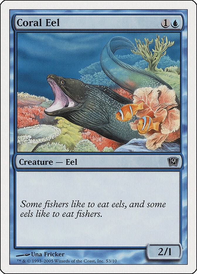 Coral Eel S3 card from 9th Edition