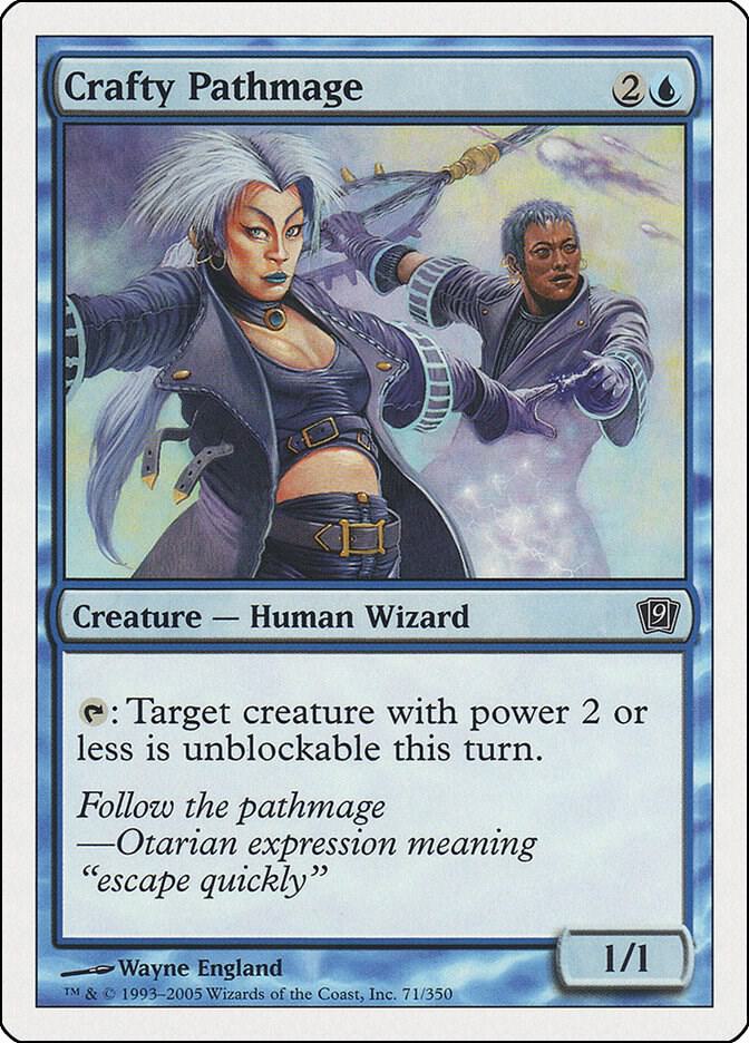 Crafty Pathmage 71 card from 9th Edition