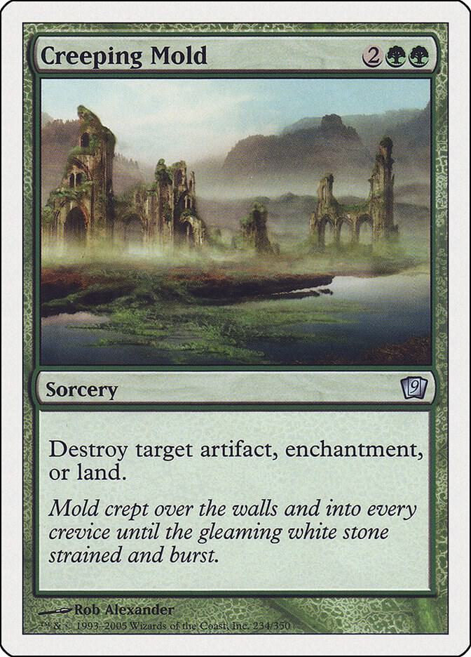 Creeping Mold 234 card from 9th Edition