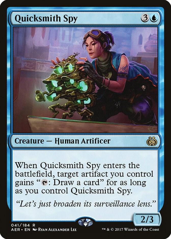 Quicksmith Spy 41 card from Aether Revolt