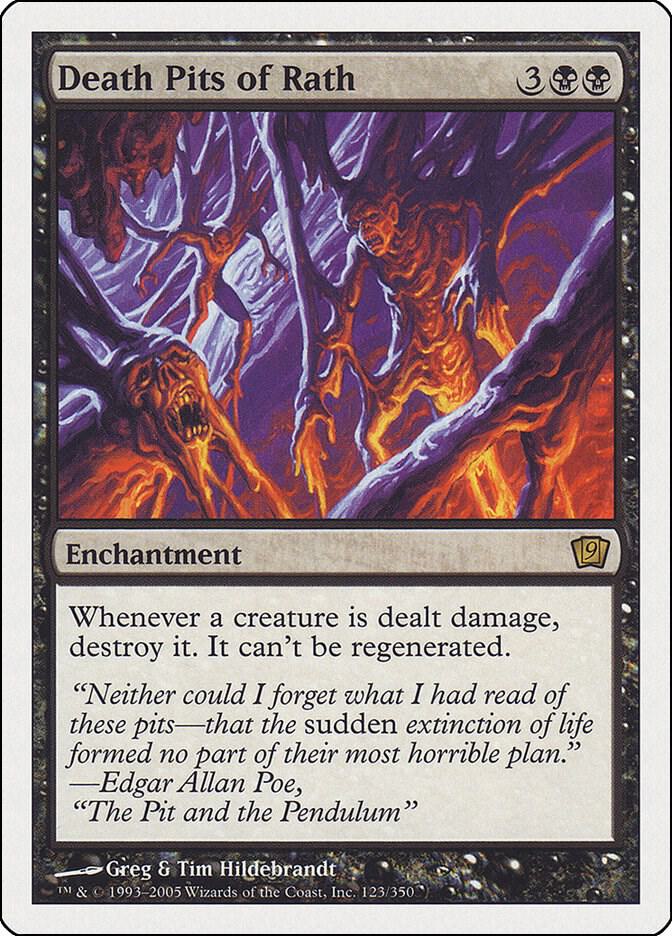 Death Pits of Rath 123 card from 9th Edition