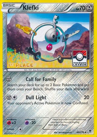 Klefki - 66/119 (Pokemon League) [1st Place] 066/119 card from League & Championship Cards