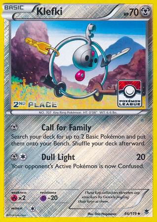 Klefki - 66/119 (Pokemon League) [2nd Place] 066/119 card from League & Championship Cards