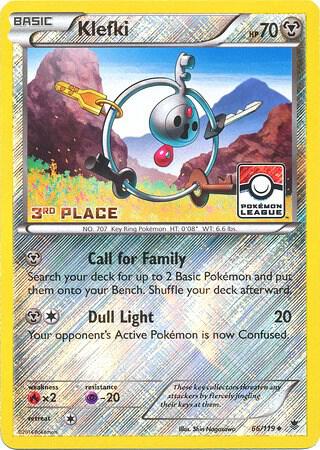 Klefki - 66/119 (Pokemon League) [3rd Place] 066/119 card from League & Championship Cards