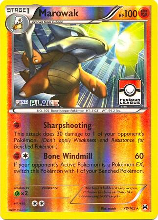 Marowak - 78/162 (Pokemon League) [2nd Place] 078/162 card from League & Championship Cards