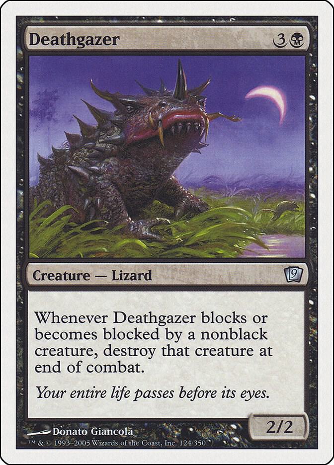 Deathgazer 124 card from 9th Edition
